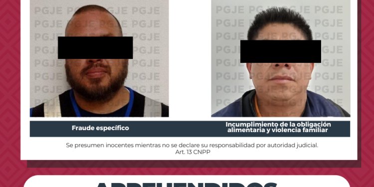TRES ÓRDENES DE APREHENSIÓN CUMPLIMENTARON AGENTES DE INVESTIGACIÓN DE LA PGJE