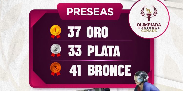 SUPERA BCS NÚMERO DE OROS EN LA  OLIMPIADA NACIONAL CONADE 2025