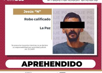 APREHENDE PGJE A IMPUTADO POR ROBO A VIVIENDA