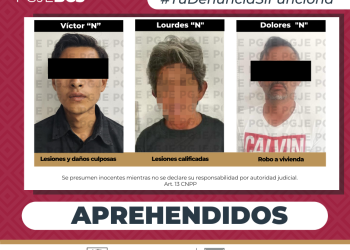 PGJE CUMPLIMENTÓ TRES ÓRDENES DE APRHENSIÓN