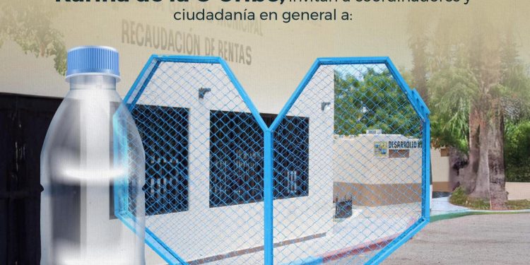 INVITAN A LA CIUDADANÍA A PARTICIPAR EN CAMPAÑA DE RECICLAJE DE BOTELLAS PET