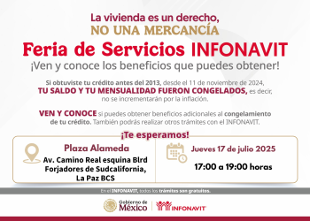 INFONAVIT REALIZARÁ FERIA EN FRACCIONAMIENTO CAMINO REAL
