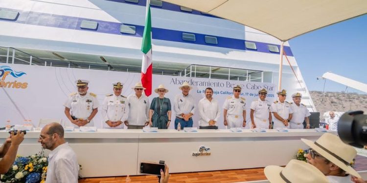 BAJA FERRIES INAUGURA EL “ CABO STAR” EL FERRY MAS GRANDE DE LATINOAMERICA CON INVERSIÓN DE 1,500 MDP PARA FORTALECER EL TURISMO Y LA CONECTIVIDAD EN EL MAR DE CORTÉS