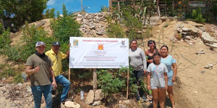 REFUERZAN ACCIONES PARA ERRADICAR TIRADEROS CLANDESTINOS EN CABO SAN LUCAS