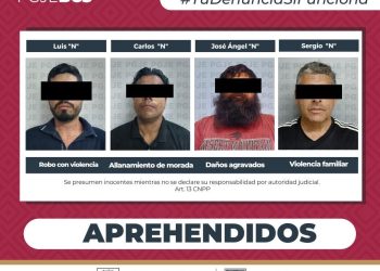 IMPUTADAS 4 PERSONAS POR DIVERSOS DELITOS SON APREHENDIDAS POR PGJE