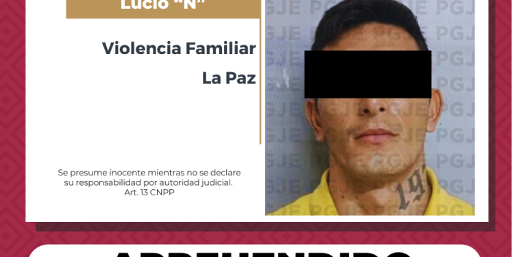 APREHENDE PGJE A IMPUTADO POR VIOLENCIA FAMILIAR