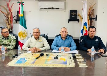 SESIONA MESA DE SEGURIDAD EN COMONDÚ; FUERZAS DE SEGURIDAD AVANZAN CON RESULTADOS
