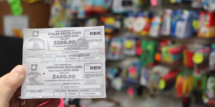 A PARTIR DEL 01 DE SEPTIEMBRE SE ENTREGARÁN VALES ESCOLARES PARA EL CICLO 2025-2026