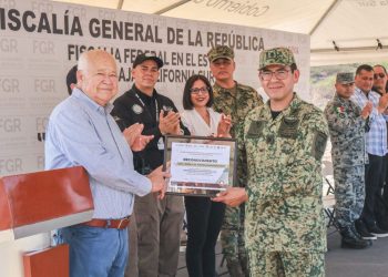 INCINERAN DROGAS INCAUTADAS EN OPERATIVOS DE LA MESA DE PAZ Y SEGURIDAD EN BAJA CALIFORNIA SUR