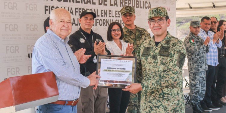 INCINERAN DROGAS INCAUTADAS EN OPERATIVOS DE LA MESA DE PAZ Y SEGURIDAD EN BAJA CALIFORNIA SUR