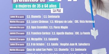 IMPULSA GOBIERNO DE BCS ACCIONES DE PREVENCIÓN CONTRA EL VIRUS DEL PAPILOMA HUMANO