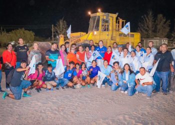 EDITH AGUILAR ENCABEZA AUDIENCIAS PÚBLICAS E INICIA CONSTRUCCIÓN DE CAMPO DE FÚTBOL 7 EMPASTADO EN VIZCAÍNO