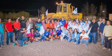 EDITH AGUILAR ENCABEZA AUDIENCIAS PÚBLICAS E INICIA CONSTRUCCIÓN DE CAMPO DE FÚTBOL 7 EMPASTADO EN VIZCAÍNO