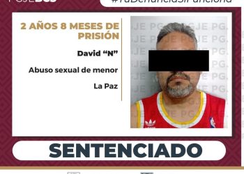 OBTIENE PGJE SENTENCIA CONDENATORIA CONTRA  RESPONSABLE DE ABUSO SEXUAL EN LA PAZ