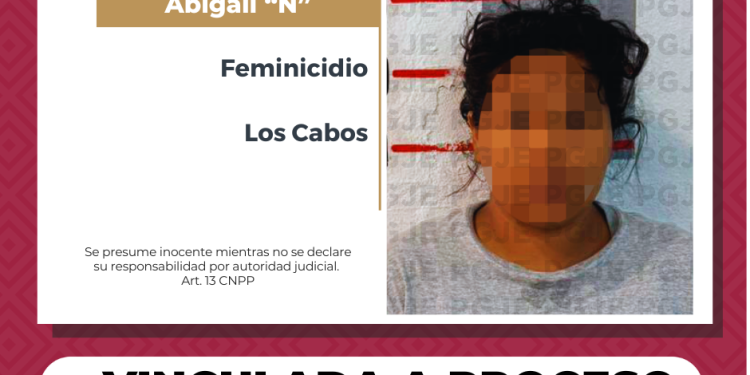 OBTIENE PGJE VINCULACIÓN A PROCESO CONTRA IMPUTADA POR FEMINICIDIO