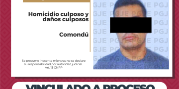 INICIA PGJE PROCESO PENAL CONTRA IMPUTADO POR HOMICIDIO CULPOSO Y DAÑOS DERIVADO DE HECHO DE TRÁNSITO EN COMONDÚ