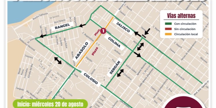 INICIA MIÉRCOLES 20 DE AGOSTO LA RECONSTRUCCIÓN DE LOSAS DE CONCRETO EN CALLE MARIANO DE ABASOLO EN LA PAZ