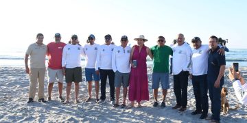 ENCABEZA VÍCTOR CASTRO EL DISPARO DE TORNEO DE PESCA E INICIO DE LA “ COPA PACIFICO NORTE” EN PUNTA ABREOJOS