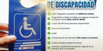 INVITAN A TRAMITAR TARJETÓN PARA PERSONAS CON DISCAPACIDAD MOTRIZ O MOVILIDAD LIMITADA EN LOS CABOS