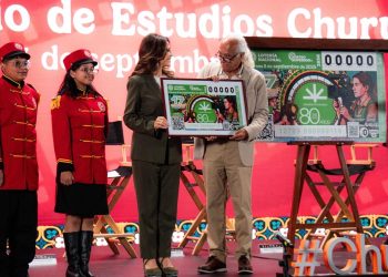 OCHO DÉCADAS DE ESTUDIOS CHURUBUSCO RESALTAN EN LA IMAGEN DEL BILLETE DE LOTERÍA NACIONAL