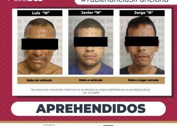 CUMPLIMENTA PGJE 3 ÓRDENES DE APREHENSIÓN POR DIVERSOS DELITOS