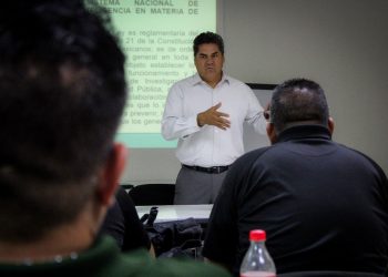 RECIBEN AGENTES DE INVESTIGACIÓN DE PGJE CURSO DE ACTUALIZACIÓNPARA TRANSFORMAR LA PROCURACIÓN DE JUSTICIA