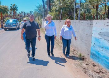 EDITH AGUILAR ENCABEZA MOVILIZACIÓN TRAS INTENSAS LLUVIAS EN MULEGÉ