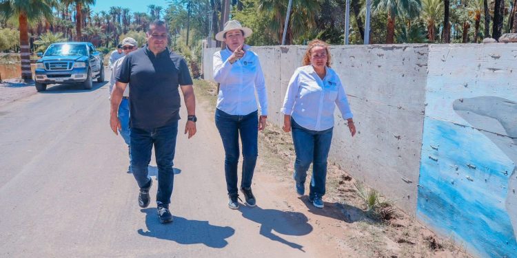 EDITH AGUILAR ENCABEZA MOVILIZACIÓN TRAS INTENSAS LLUVIAS EN MULEGÉ