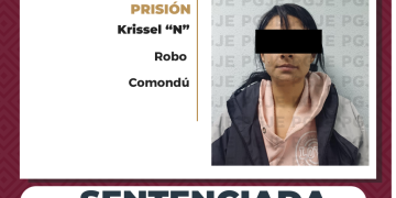 SENTENCIAN A 3 AÑOS Y 4 MESES DE PRISIÓN A MUJER POR ROBO EN CIUDAD CONSTITUCIÓN