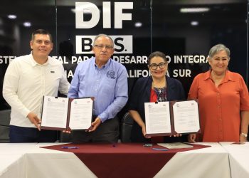 UABCS Y SEDIF BCS FIRMAN CONVENIO DE  COLABORACIÓN PARA FORTALECER LA FORMACIÓN CON ENFOQUE DE DEMOCRACIA FAMILIAR