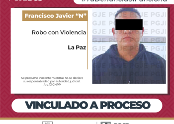 QUEDA EN PRISIÓN PREVENTIVA POR ROBAR CAJERO AUTOMÁTICO EN SORIANA HIPER EN LA PAZ