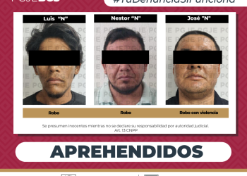 CUMPLIMENTA PGJE 3 ÓRDENES DE APREHENSIÓN POR DIVERSOS DELITOS