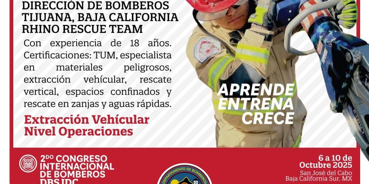 CELEBRARÁN EN SAN JOSÉ DEL CABO SEGUNDA EDICIÓN DEL CONGRESO INTERNACIONAL DE BOMBEROS Y BRIGADISTAS
