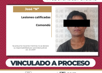 OBTIENE PGJE VINCULACIÓN A PROCESO CONTRA IMPUTADO EN COMONDÚ POR LESIONES CALIFICADAS CON VENTAJA Y TRAICIÓN