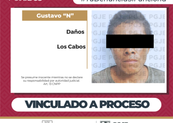 POR DELITO DE DAÑOS QUEDA VINCULADO A PROCESO EN LOS CABOS