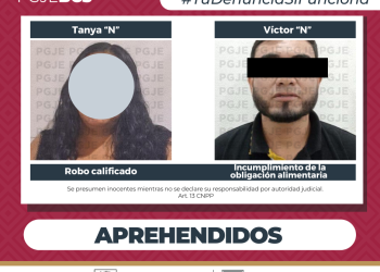 CUMPLIMENTA PGJE DOS ÓRDENES DE APREHENSIÓN DERIVADAS DE DENUNCIAS CIUDADANAS