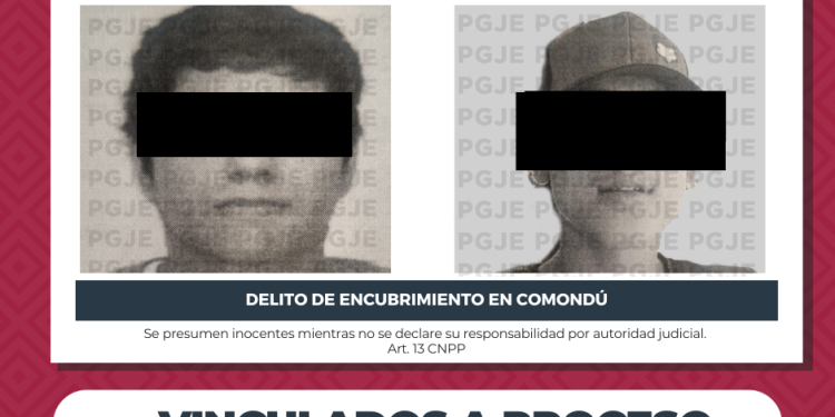 POR DELITO DE ENCUBRIMIENTO PGJE VINCULA A PROCESO A DOS HOMBRES