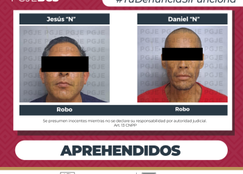 CUMPLIMENTA PGJE 3 ÓRDENES DE APREHENSIÓN POR DIVERSOS DELITOS