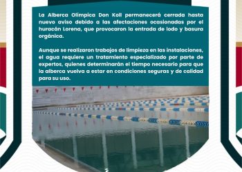 INDEM IMPLEMENTAN JORNADA DE LIMPIEZA EN LA ALBERCA OLÍMPICA DON KOLL