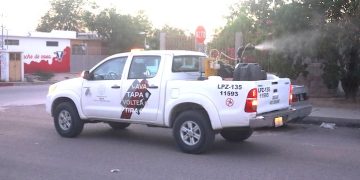 INICIAN LABORES DE FUMIGACIÓN CONTRA MOSCO TRANSMISOR DEL DENGUE EN LA PAZ