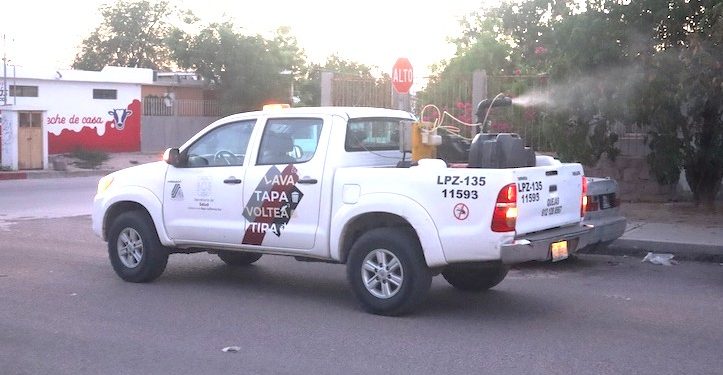 INICIAN LABORES DE FUMIGACIÓN CONTRA MOSCO TRANSMISOR DEL DENGUE EN LA PAZ