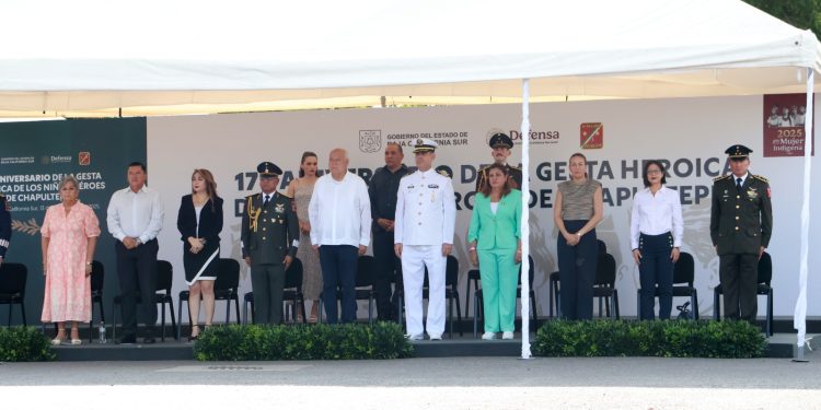 ENCABEZA VÍCTOR CASTRO CEREMONIA POR EL 178 ANIVERSARIO DE LA GESTA HEROICA DE LOS NIÑOS HÉROES DE CHAPULTEPEC
