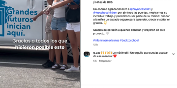 30 NIÑAS Y NIÑOS DE LOS CABOS TIENEN MATERIAL PARA ESTUDIAR GRACIAS A UNA ADOLESCENTE Y A LA COMUNIDAD