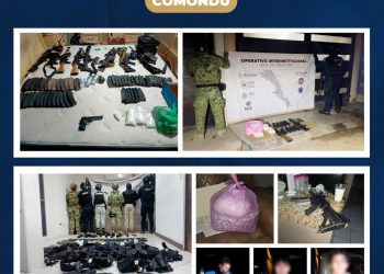 CAPTURA MESA ESTATAL DE SEGURIDAD A OBJETIVO PRIORITARIO EN COMONDÚ