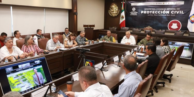 CONSEJO ESTATAL DE PROTECCIÓN CIVIL DE BCS  MANTIENE ALERTA POR TORMENTA TROPICAL RAYMOND