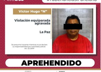APREHENDE PGJE A IMPUTADO POR VIOLACIÓN AGRAVADA