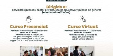    ABREN INSCRIPCIONES PARA CURSOS GRATUITOS DE LENGUA DE SEÑAS MEXICANA EN LOS CABOS