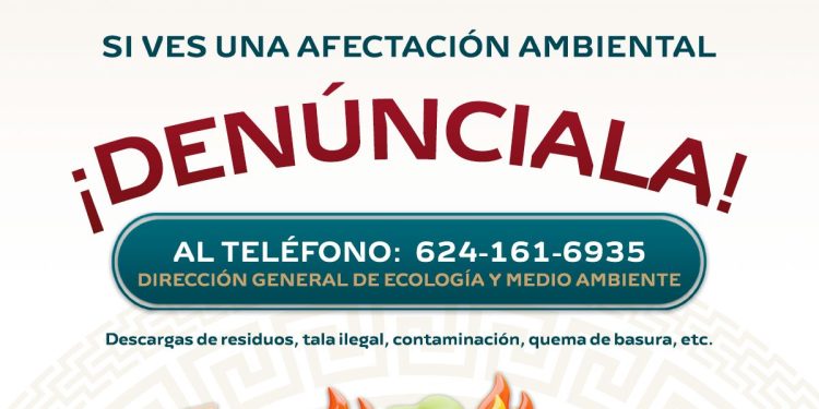 PONEN A DISPOSICIÓN LÍNEA TELEFÓNICA PARA REPORTAR DAÑOS AMBIENTALES EN LOS CABOS
