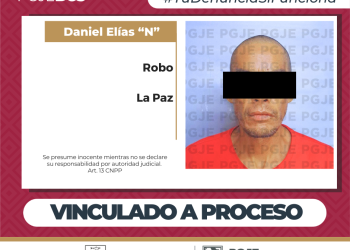 QUEDA EN PRISIÓN PREVENTIVA POR ROBO CON VIOLENCIA MORAL EN LA PAZ