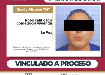 QUEDA EN PRISIÓN PREVENTIVA POR ROBO EN LA PAZ